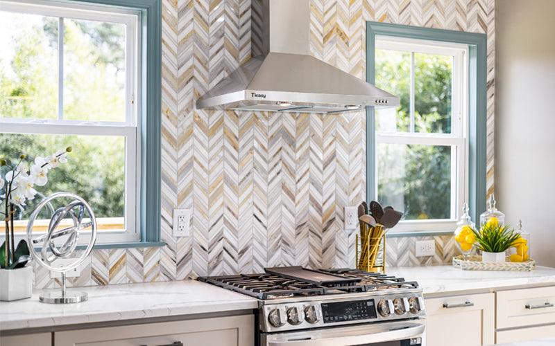 Tieasy range hoods kitchen hoods built-in hoods Wall Mount Range Hood smoke extractor