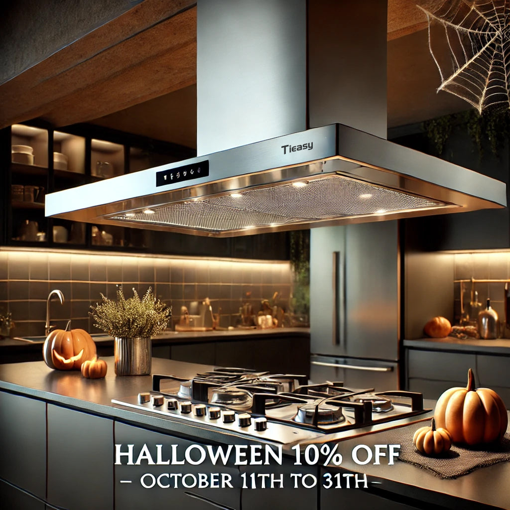 Halloween 10% Off Event for Tieasy Range Hoods and Gas Cooktops