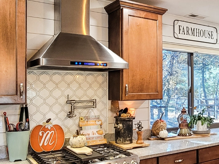 Tieasy wall range hood