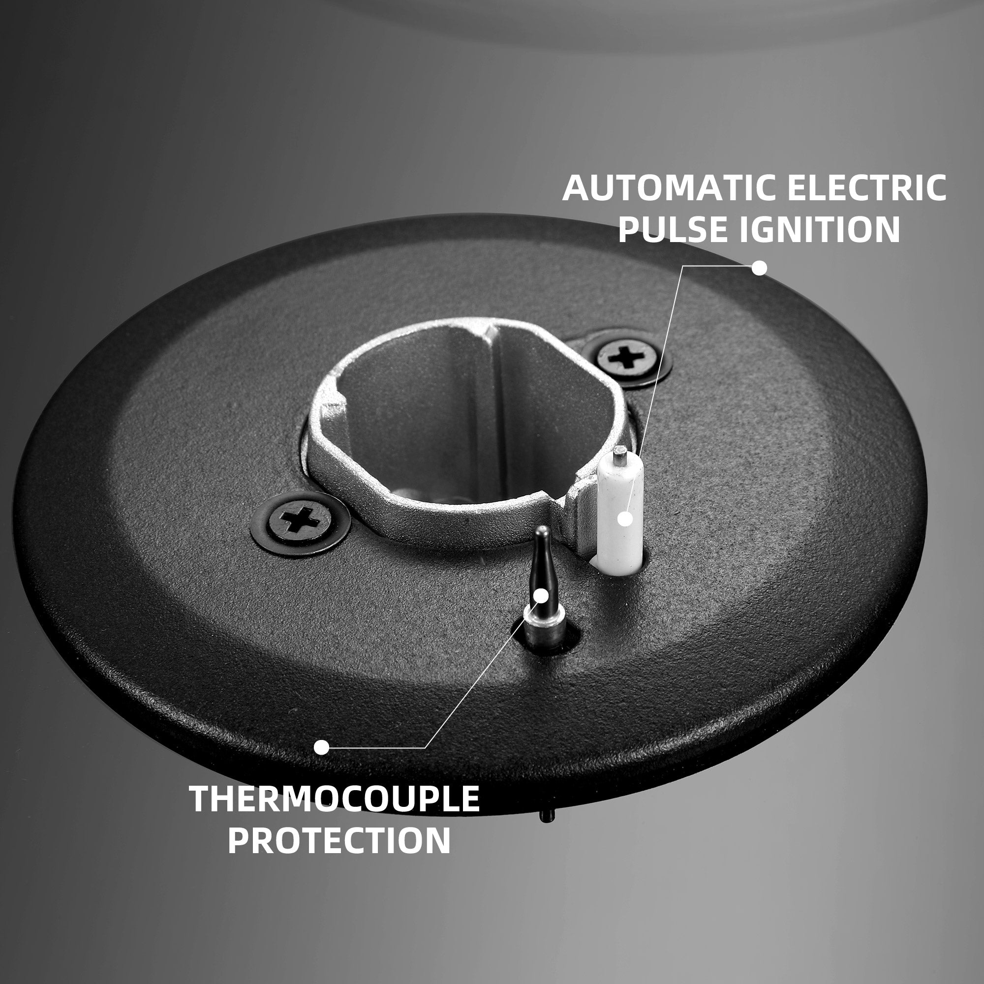 GC001-122G - 12 inch - 2 Burner Built-in Propane Gas Cooktop