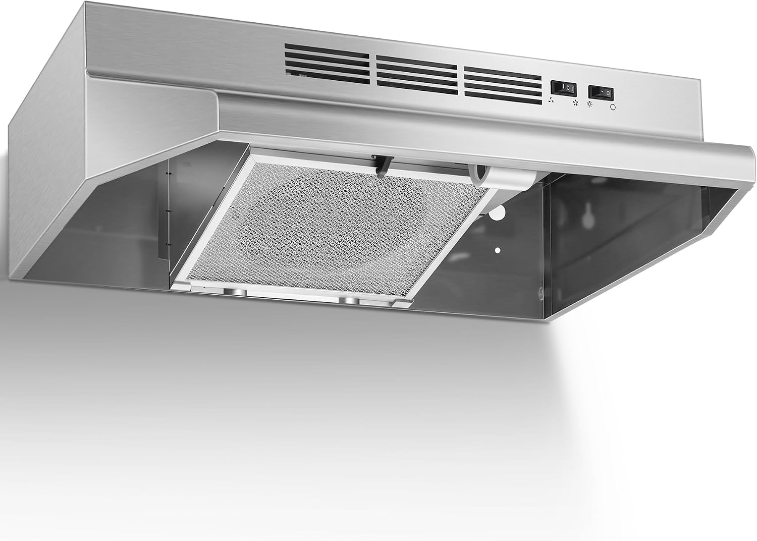 RHA30GDQ1 – 30-Inch 400 CFM Rocker-Switch Under-Cabinet Range Hood