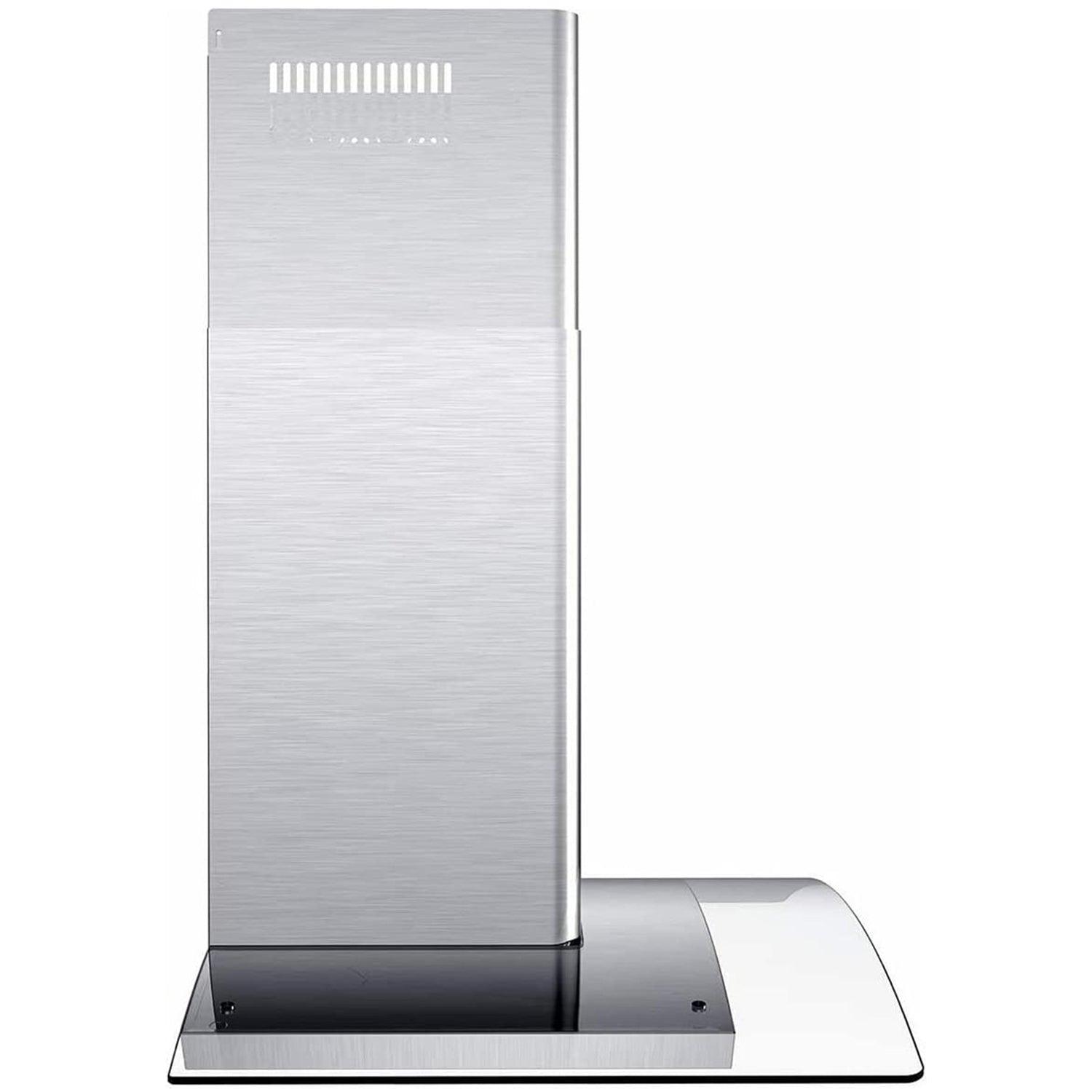 Tieasy 30 Inch Wall Mount Kitchen Hood with DuctedDuctless Convertible Duct - 3375A