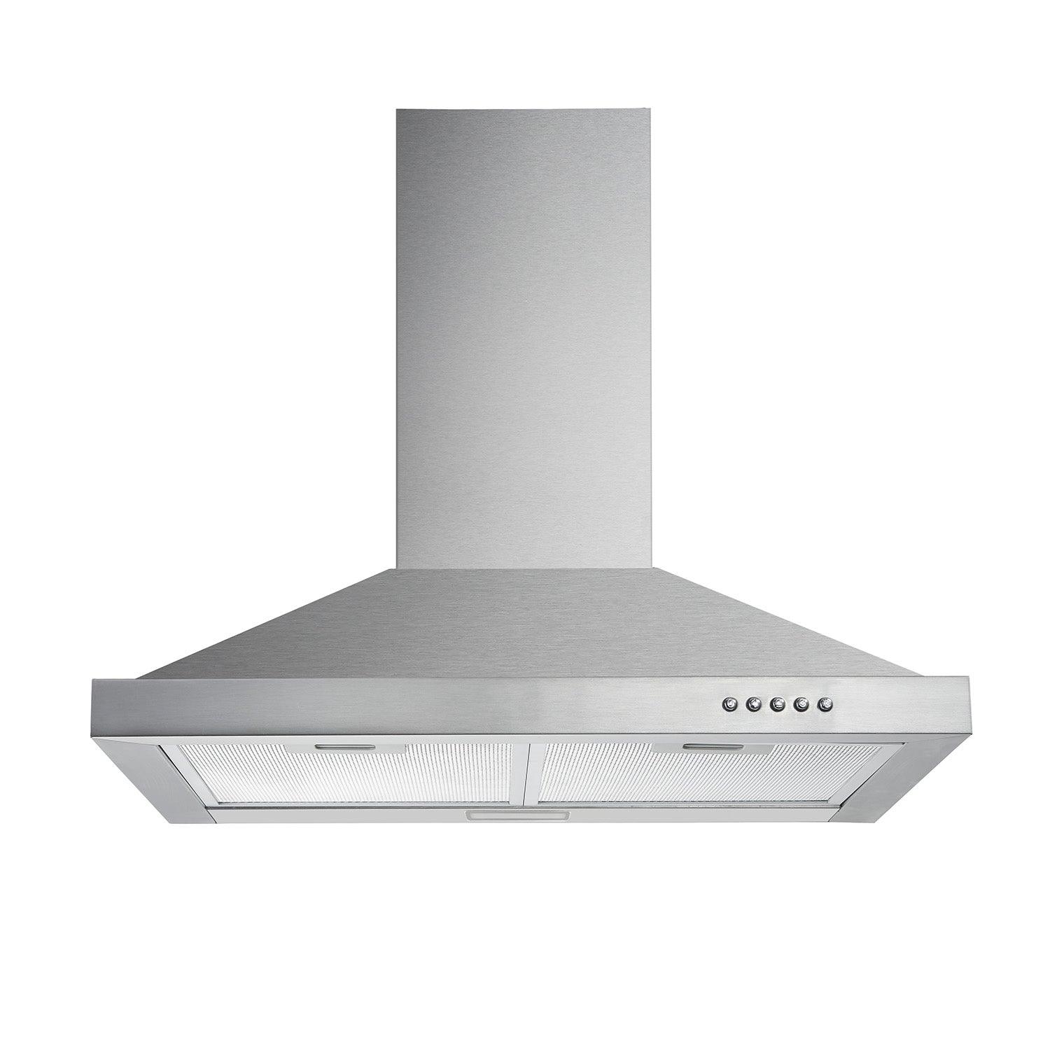 Tieasy 30 inch Stainless Steel Wall Mount Range Hood 3 Speed 450 CFM Vent Hood