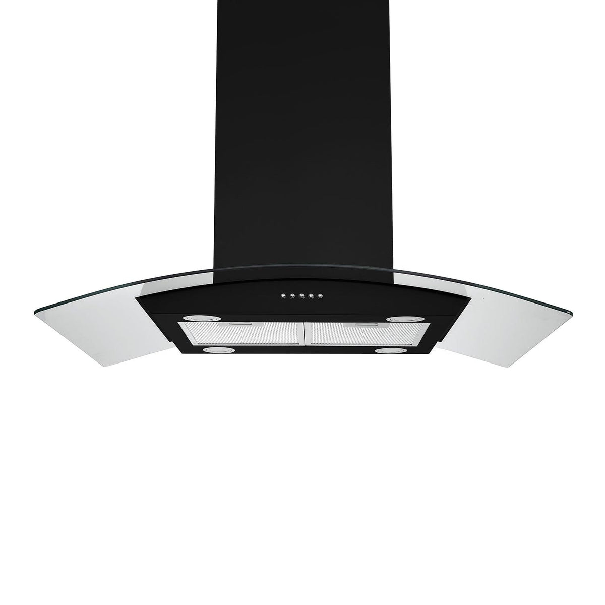 Tieasy Island Range Hood 30 inch Range Hood 700 CFM with 3 Speed Fan Aluminum Filter