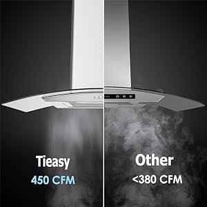 Tieasy_range_hood_Powerful_Airflow