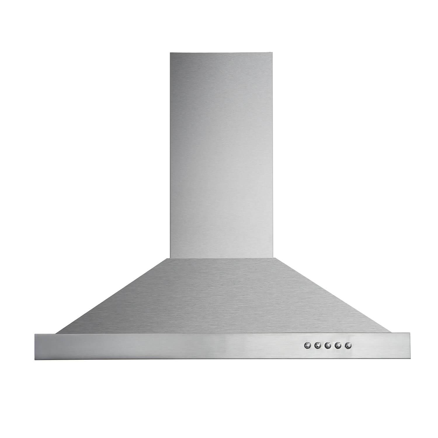 tieasy 30 inch Wall Mount Range Hood 450 CFM Stainless Steel 3 Speed Exhaust Fan