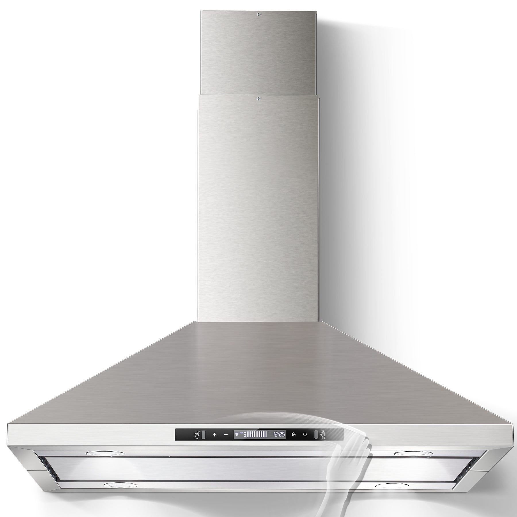 USGI1690 - 36 inch Island Range Hood, 700 CFM Kitchen Hood Vent with Gesture Sensing &Touch Control,Ducted/Ductless