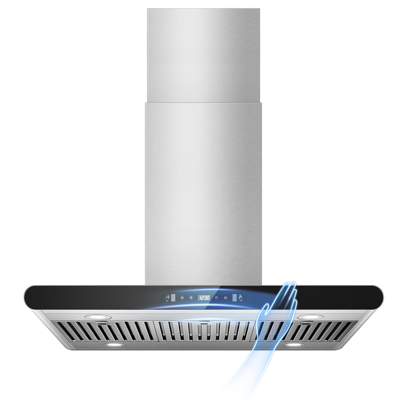 RH601I90BTGA - 36 Inch Island Range Hood, 700 CFM kitchen Hood with Dual-Sided Touch/Gesture/Remote Control