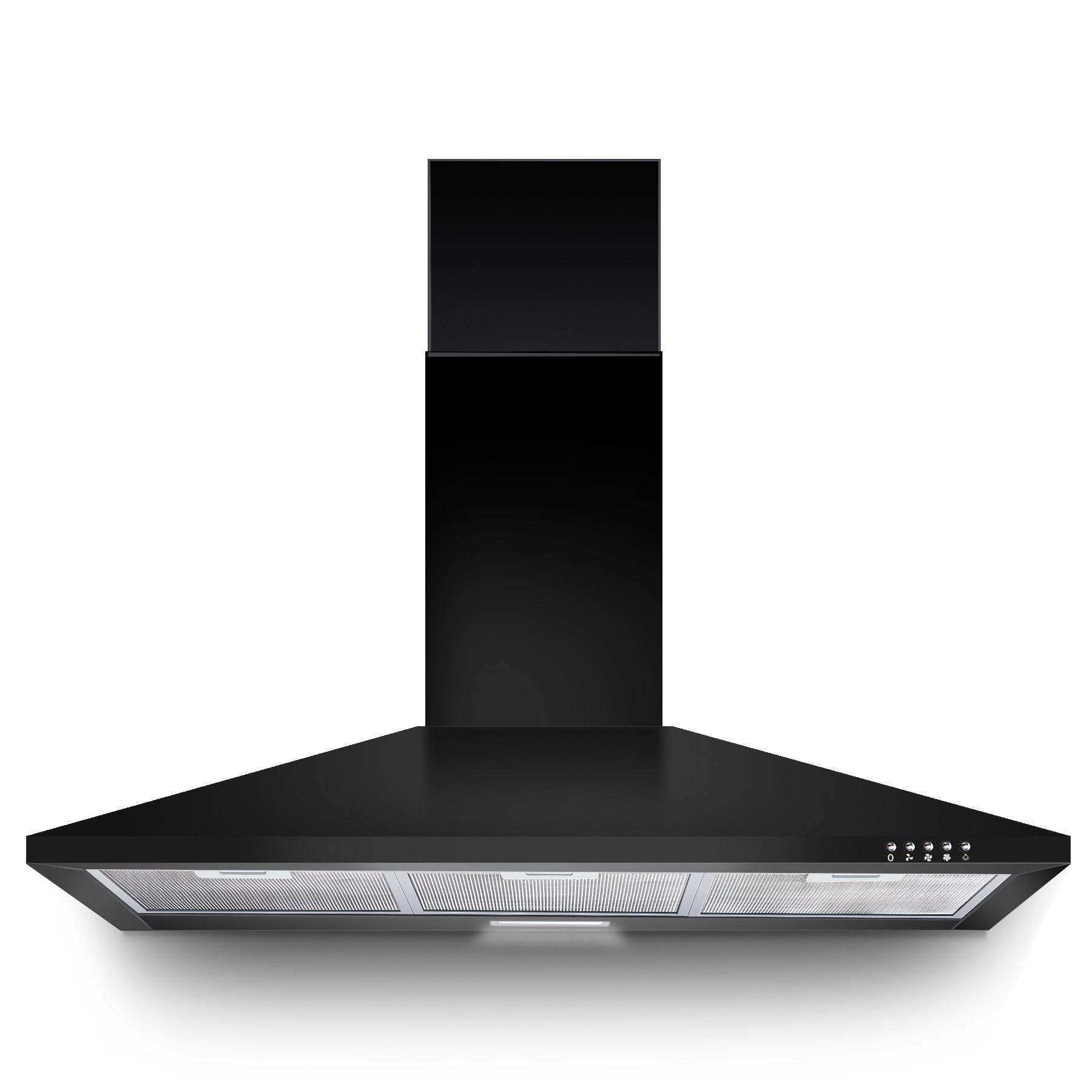 US1001G90BPA - 36 inch Wall Mount Range Hood,Black Vent Hood with 450CFM & 3-Speed