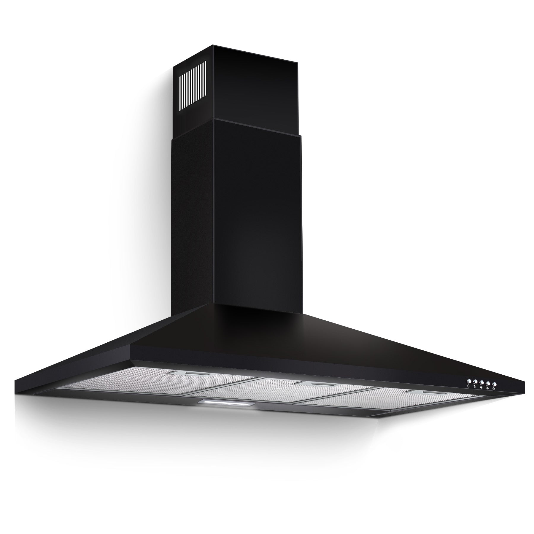 US1001G90BPA - 36 inch Wall Mount Range Hood,Black Vent Hood with 450CFM & 3-Speed