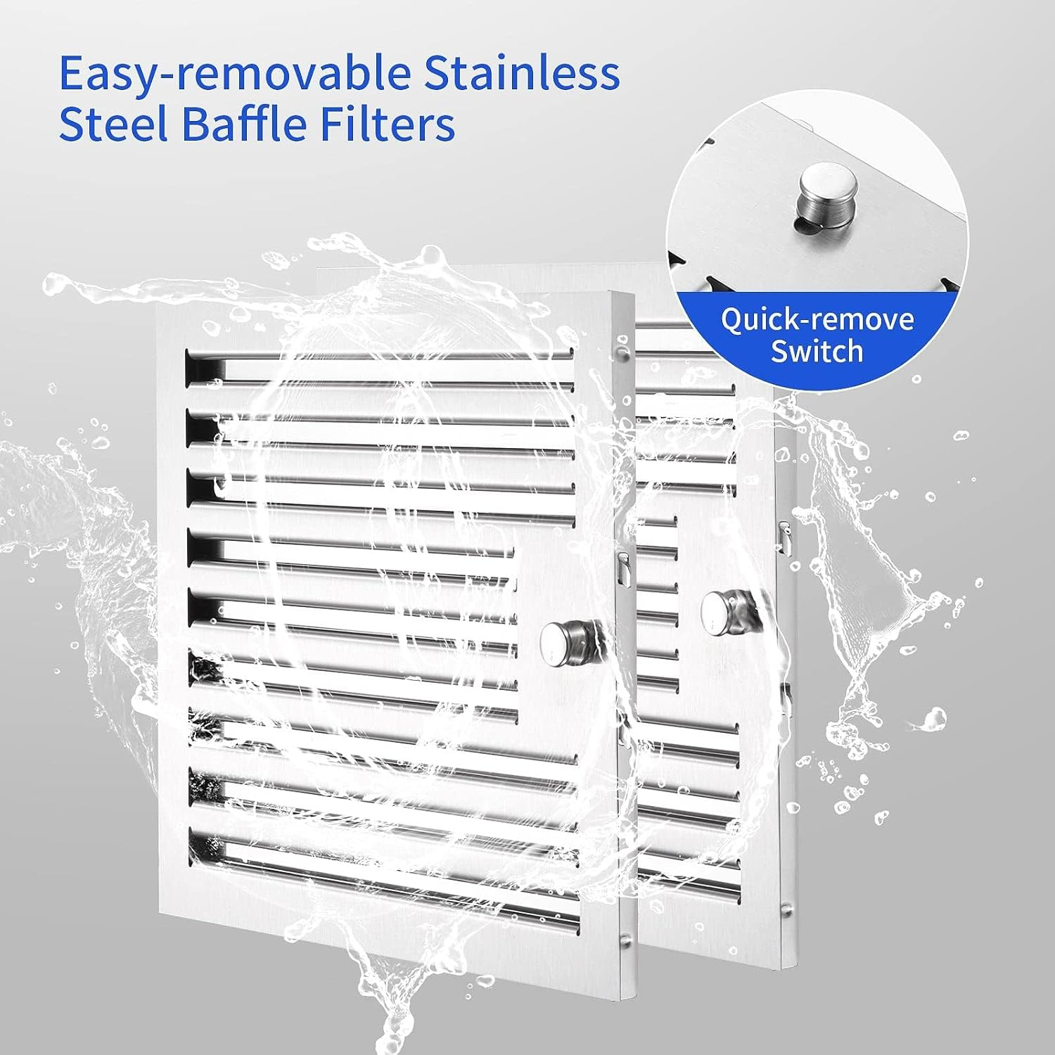 YY0275B - 30 Inch - 700 CFM - Island Range Hood Gesture & Touch Panel Ceiling Mount Vent Hood