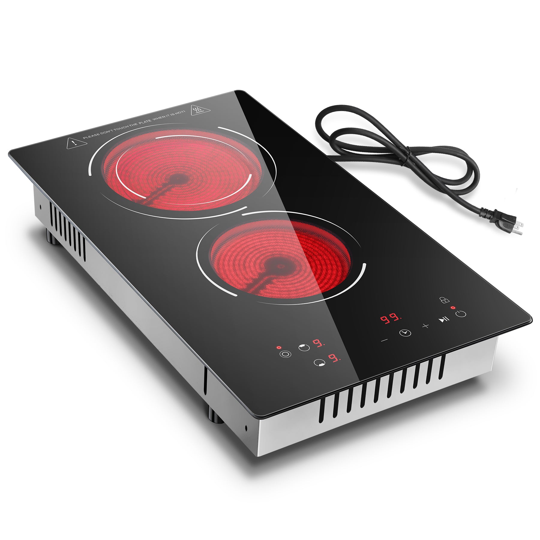 CHA18V12E – 12-Inch 2-Burner Electric Ceramic Cooktop