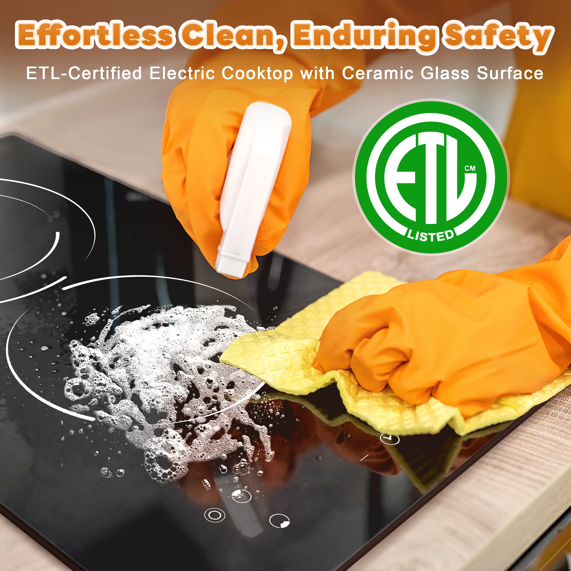 CHA18V12E – 12-Inch 2-Burner Electric Ceramic Cooktop