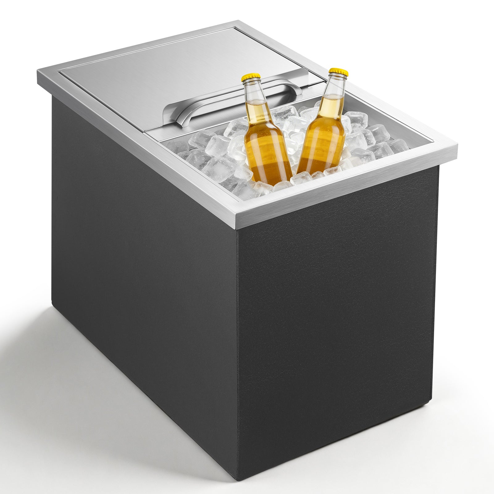 ICAZLBS8A - 28QT Stainless Steel Ice Chest with 24H Ice Retention