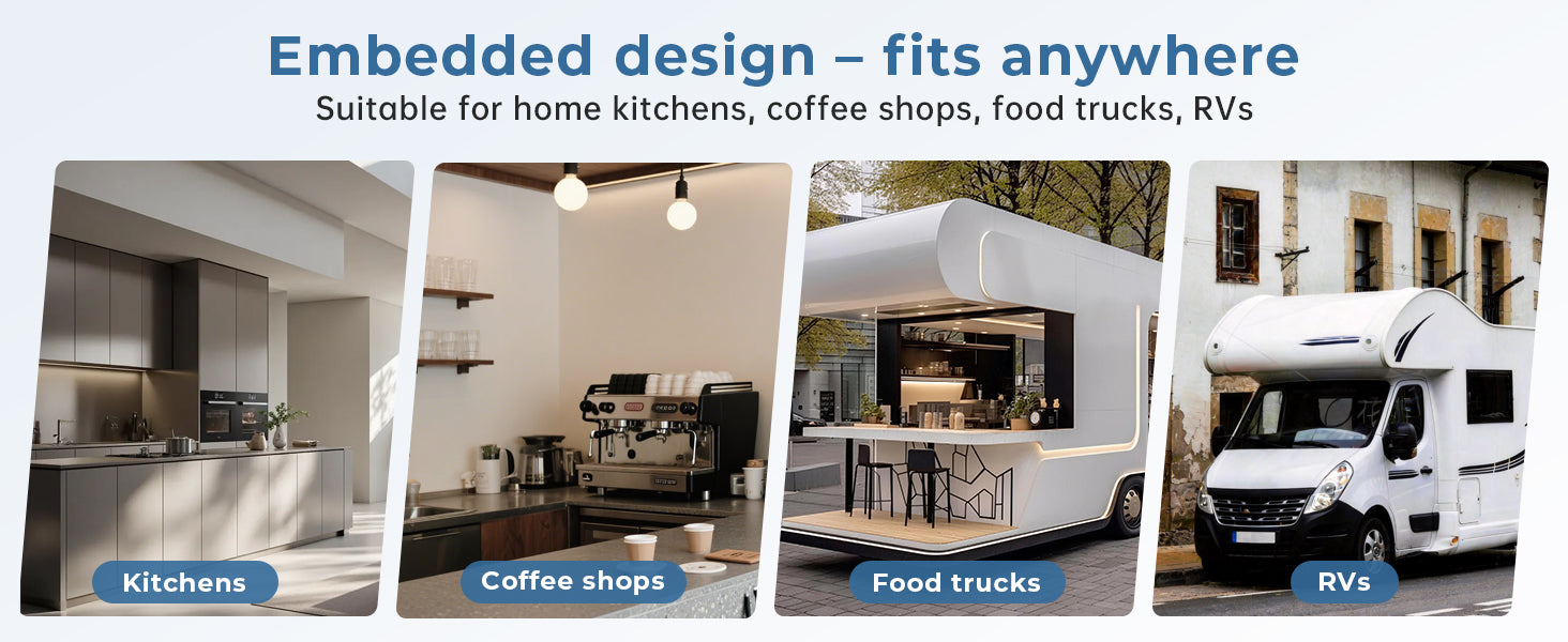 Embedded design - fits anywhere
