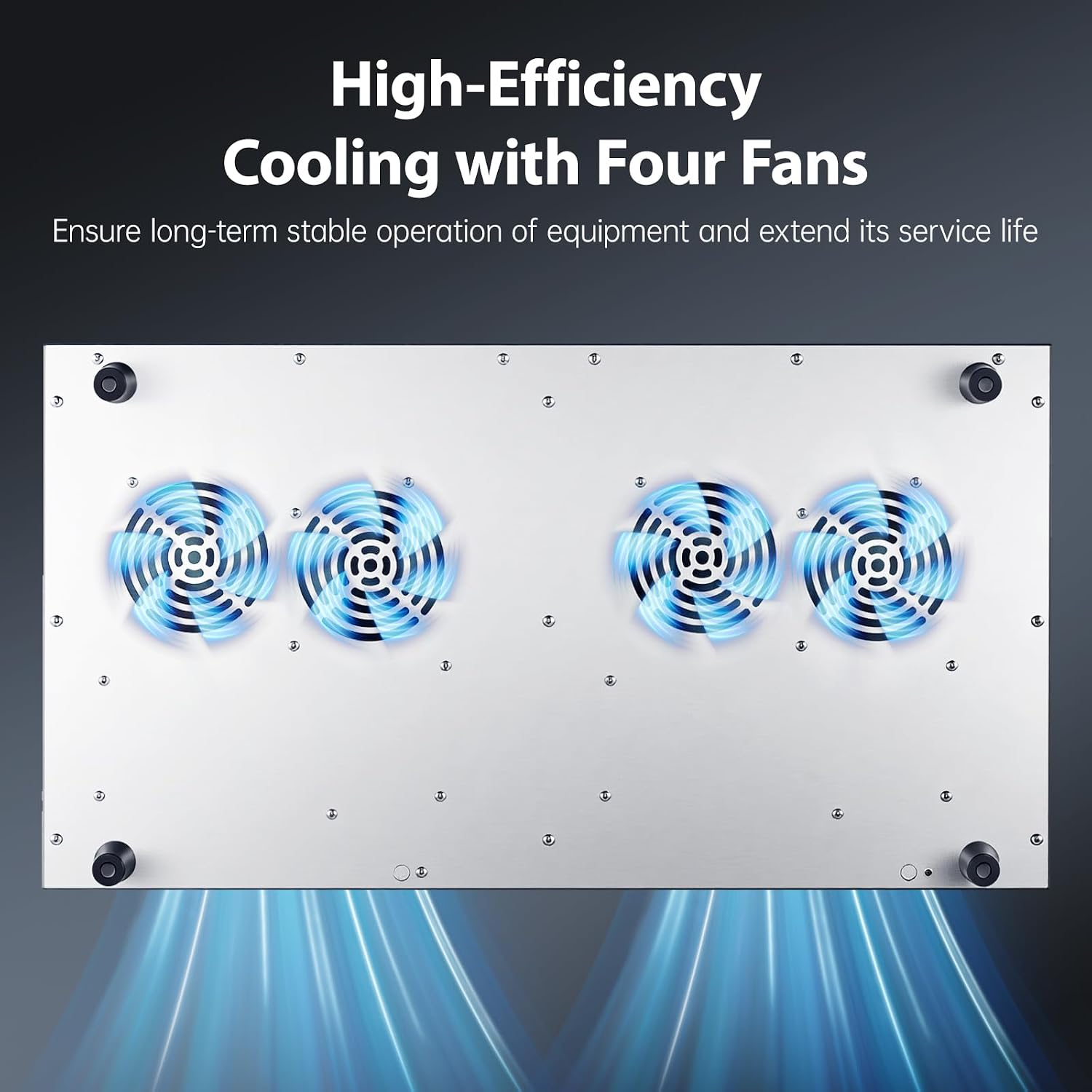 IHACX0302 – 7000W Commercial Double-Burner Induction Cooktop