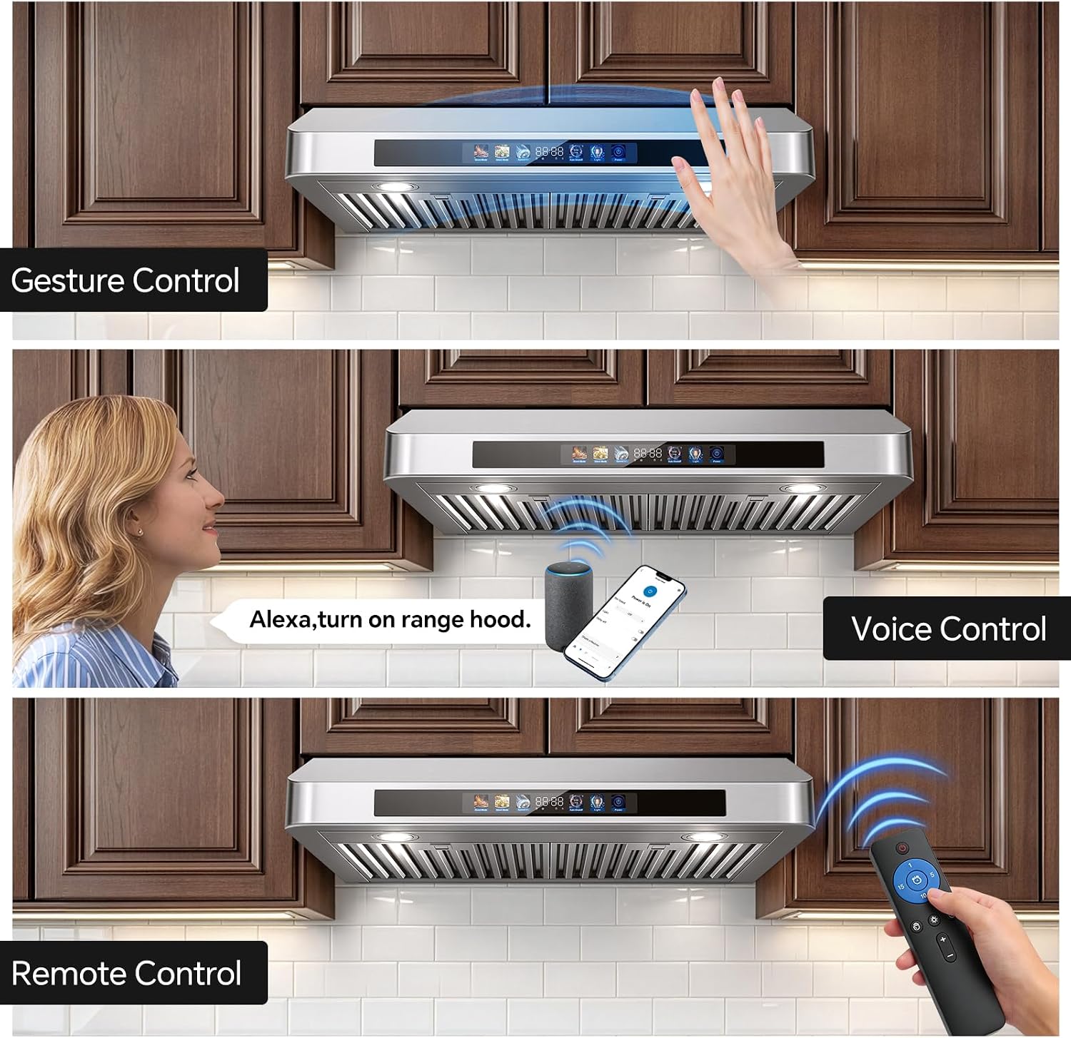 RHA30GDT5 – 30-Inch 900 CFM Smart-Control Under-Cabinet Range Hood