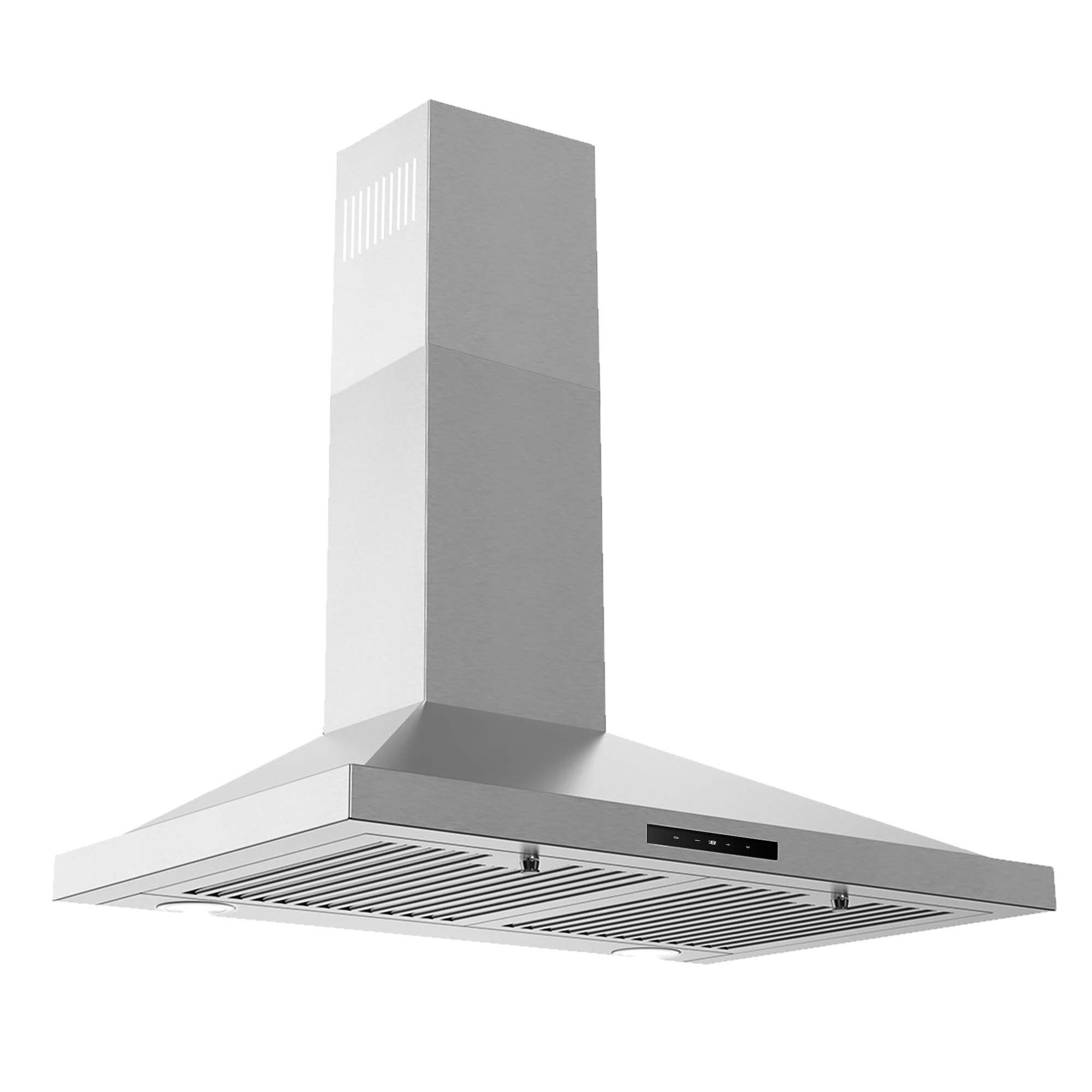 USGD1775BCK-30 inch Wall Mount Range Hood,  Stainless Steel, 450 CFM Ductless/Ducted Vent Hood