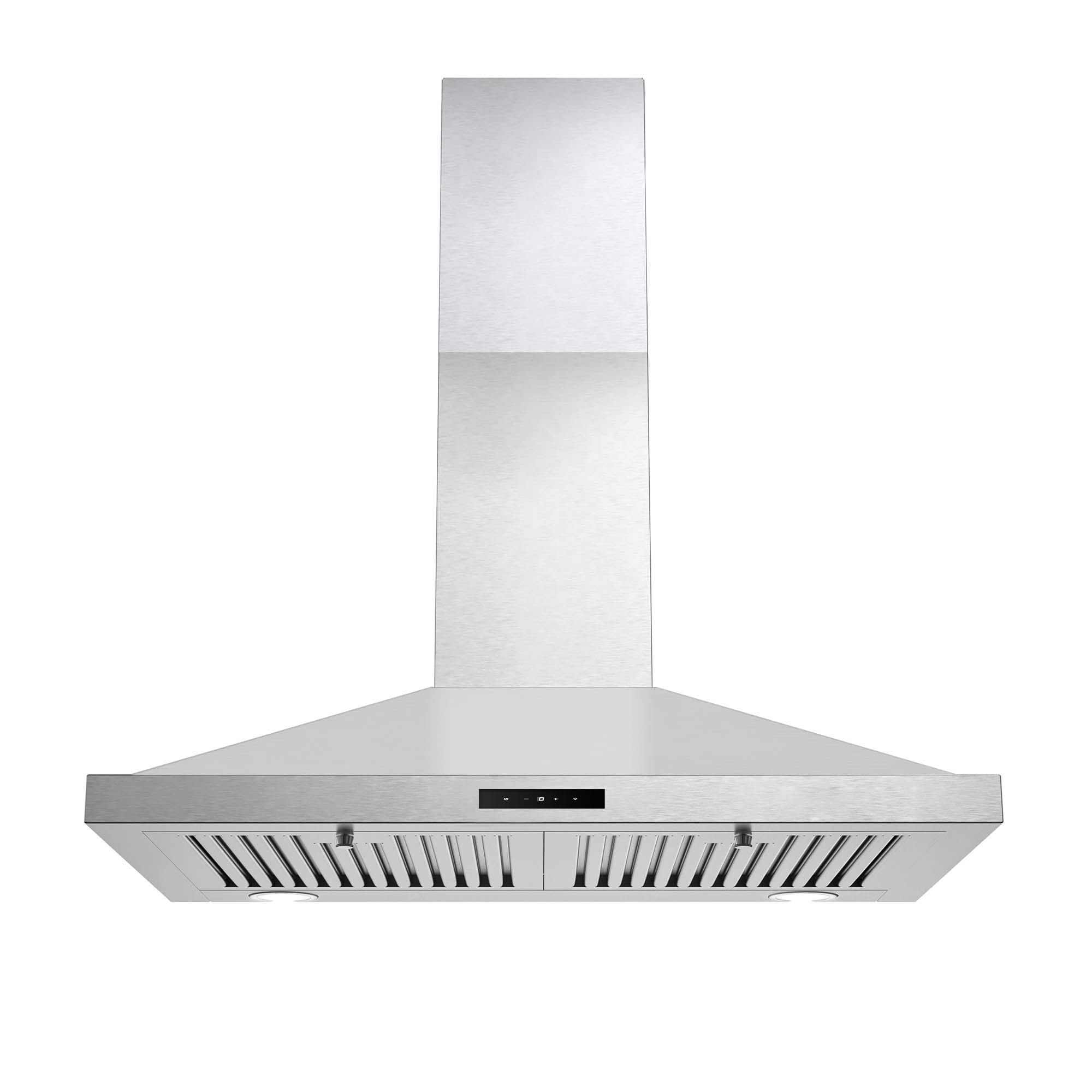 USGD1775BCK-30 inch Wall Mount Range Hood,  Stainless Steel, 450 CFM Ductless/Ducted Vent Hood