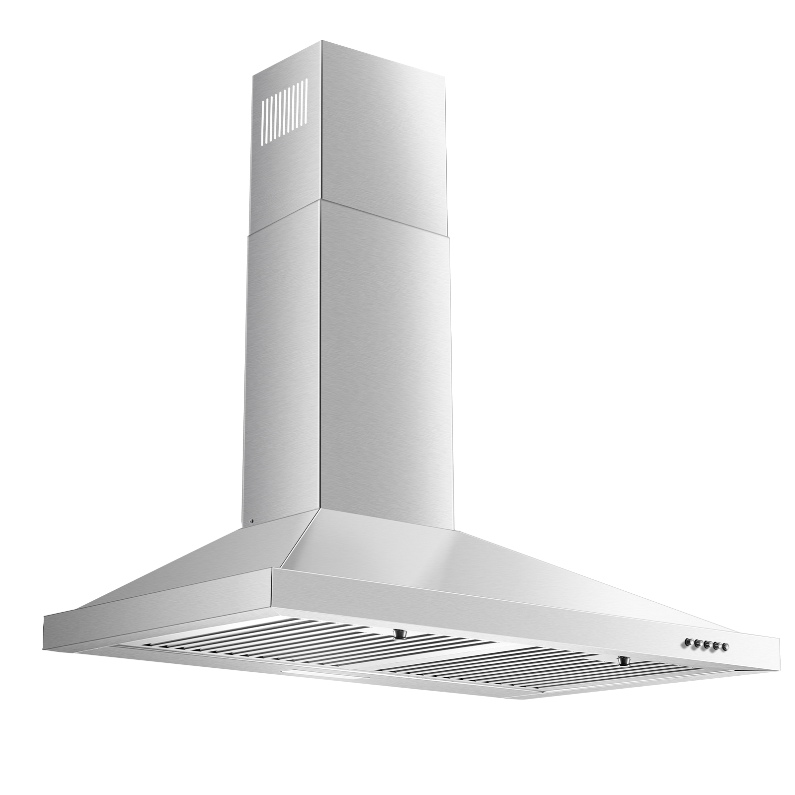ZMS-0675 - 30 inch Wall Mount Range Hood, 450 CFM Ducted/Ductless Vent Hood, Stainless Steel