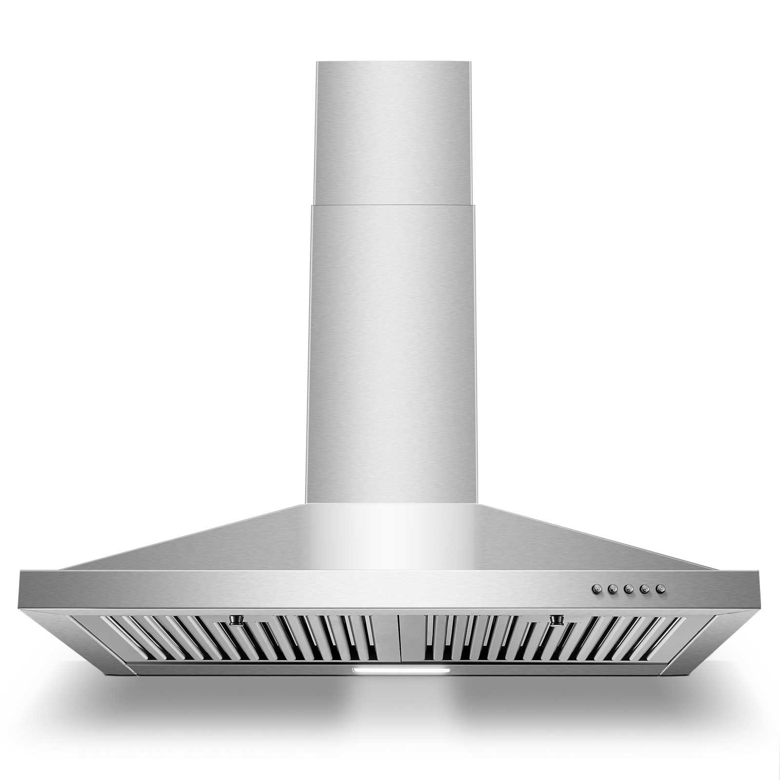 ZMS-0675 - 30 inch Wall Mount Range Hood, 450 CFM Ducted/Ductless Vent Hood, Stainless Steel